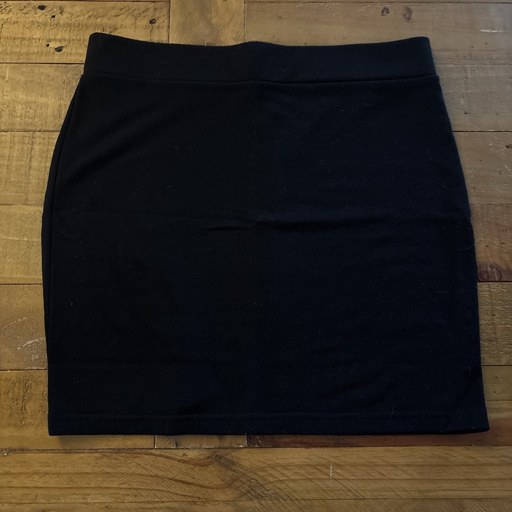 Black Mini Skirt - Classic Stretch Pencil